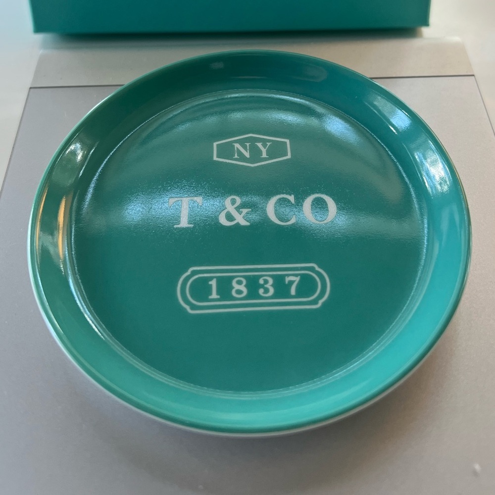 Tiffany & Co T&Co small blue dish